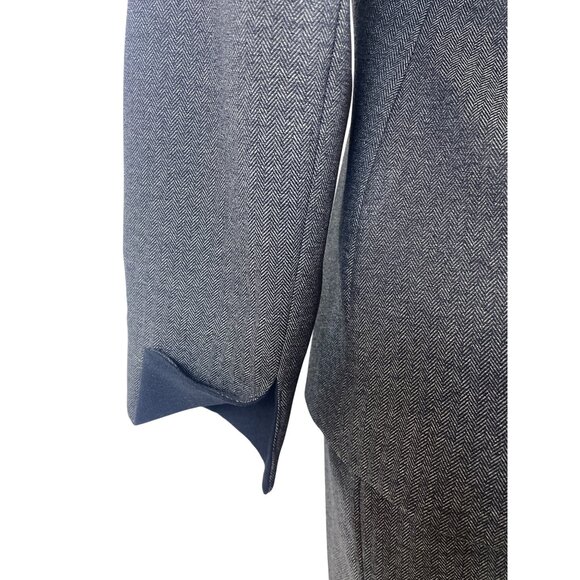 Sag Harbor Suit Ladies Grey Jacket & Skirt Set Formal Office Wear Sz 10 - New - Picture 9 of 15